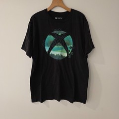 Microsoft Xbox T-Shirt Black Graphic Print Video Games Gamer T-Shirt XL