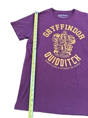 Harry Potter Gryffindor T Shirt Men’s Large Warner Bros. Burgandy 100% Cotton