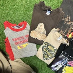 Vintage Y2K Emo 2000s shirt lot Cartoon 90s Retro T-shirt Bulk Mixed Lot Of 10