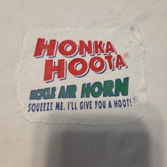 Vintage Honka Hoota Horn T Shirt Size Medium Made In USA See Description