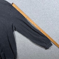Marine Layer Mens XL Gray Cotton Henley Long Sleeve Shirt Elbow Patches