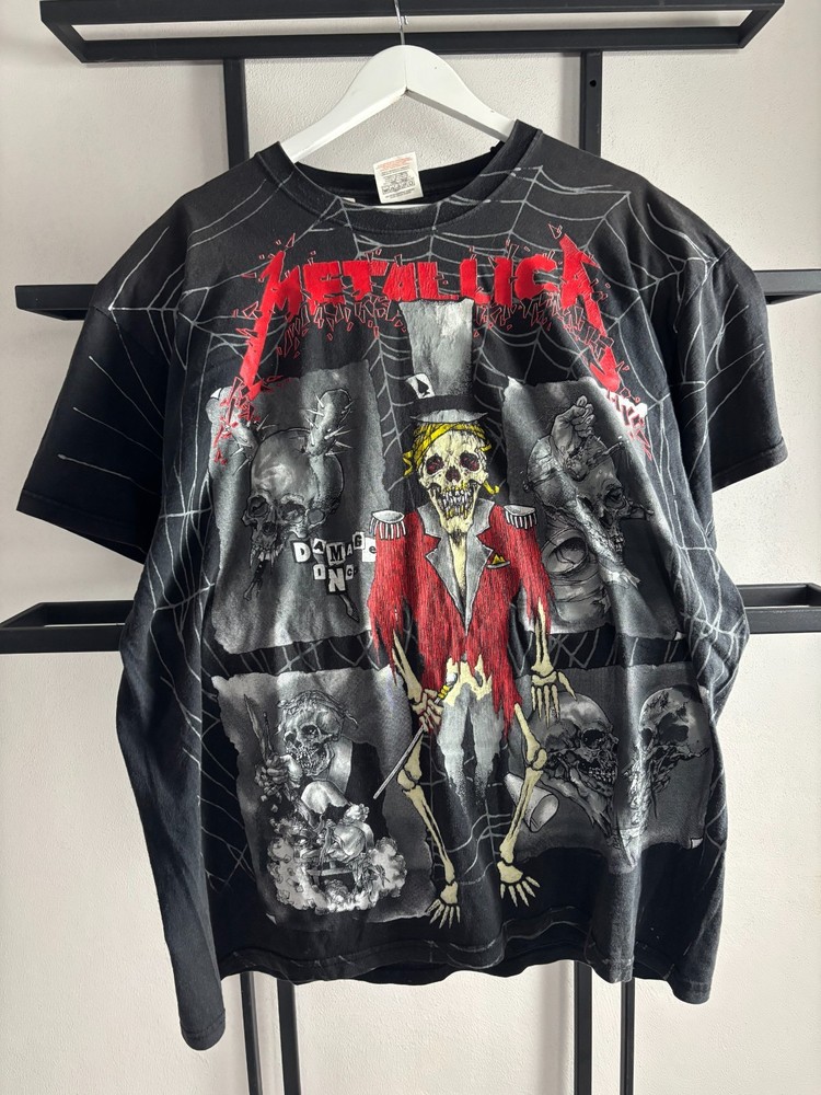 Metallica Vintage 1992 Pushead Ringmaster All Over Print T-Shirt