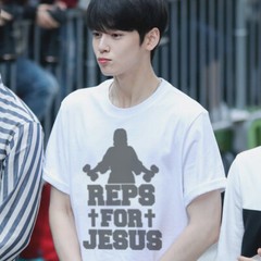 Tshirt Reps For Jesus Christian Gym New Casual T-Shirt Size S to 3XL