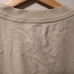 American Garage Shirt Salmon Fish Graphic Mens XL Tan Short Sleeve Cotton Tee