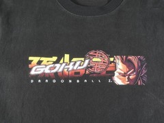 Vintage 2003 Dragon Ball Z Goku Super Saiyan 3 Shirt Men Large Black Bird Studio