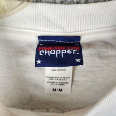 American Chopper Shirt Mens Medium White Eagle Flag Motorcycle Jet Bike Biker