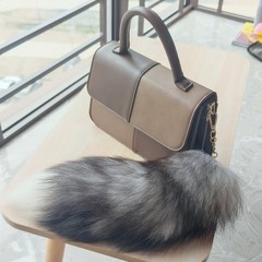 Fluffy Fox Tail Fur Keychain Therian Cosplay Handbag Tassel Hook Accessories …