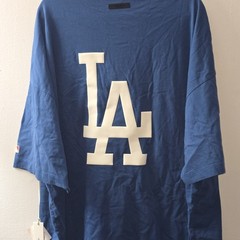 Fear Of God Essentials x MLB Los Angeles Dodgers LA Blue T-Shirt XL NWT