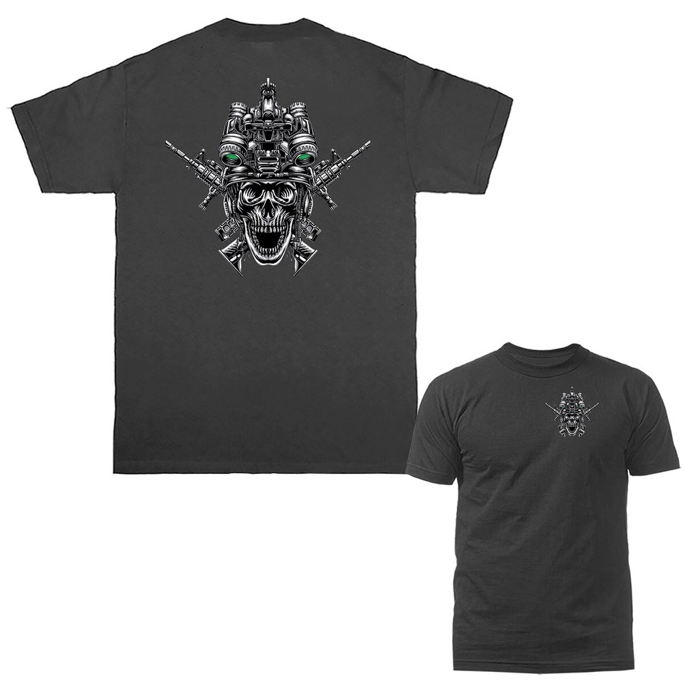 Night Vision Skull Military Army Marines Special Ops Tactical Weapon T-shirt