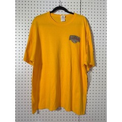 Gildan Sturgis Motor Classic 2014 T-Shirt Mens 2XL Yellow Skull Graphic Rally