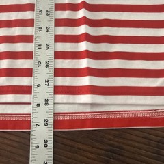 NWOT Murano Liquid Luxury Men’s Size L Red/White Stripe Shirt With Pocket L815