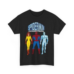 Spider-Man & His Amazing Friends T-Shirt – Firestar, Iceman – Marvel TV Cartoon
