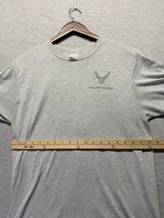 U.S. Air Force T Shirt Mens Medium Heather Gray Logo Short Sleeve Casual