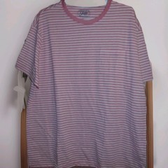 JACHS MENS STRIPED STYLE POCKET TEE TSHIRT SIZE XLARGE