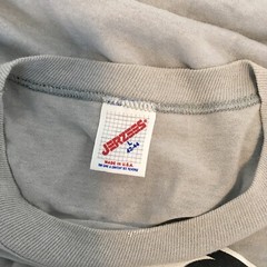 Vintage 90s North Loup Valley Popcorn T Shirt sz L Single Stitch Paper Thin