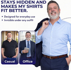 Men’S Ultra Slimming Shirt – Sleeveless Chest and Tummy Control Undershirt