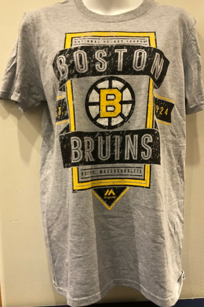 Boston Bruins Short Sleeve Grey T-Shirt