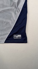 Vintage FUBU Sports Jersey XXL Grey Navy Mesh Y2K Hip Hop Streetwear Shirt