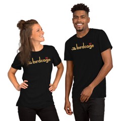 THE BIRDCAGE Robin Williams Movie Black Tee Short-Sleeve Unisex T-Shirt