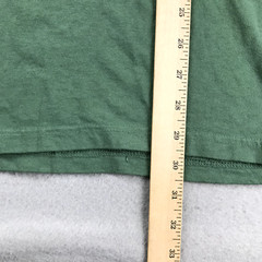 Life is Crap Shirt Mens Large Green Cotton Crew Neck Short Sleeve Tee