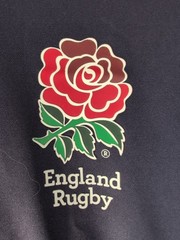 England Rugby Mens T Shirt Large Navy RFU Rose Rugby Union Tee