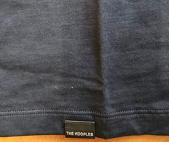 NWT The Kooples Size XS Men’s Relaxed Fit Cotton Polo T Shirt in Navy Blue New