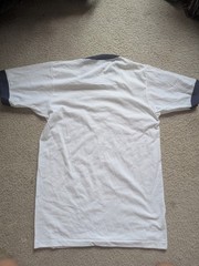 Never Used Single Stitches Screen Star 70s vintage small Ringer t shirt
