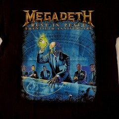 FREE SAME DAY SHIPPING New Classic MEGADETH RUST IN PEACE 20 Years Shirt MEDIUM