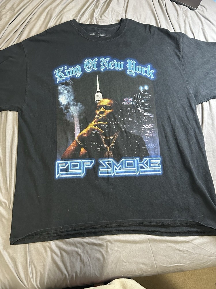 Pop Smoke King Of New York T-Shirt 2XL (Flawed, See Photos) XXL