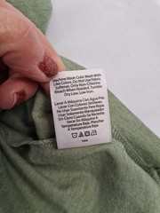 George Mens Size S (34-36) V Neck Olive Green Short Sleeve T-Shirt NWOT