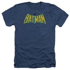 BATMAN CLASSIC BATMAN LOGO Licensed Adult Men’s Heather Tee Shirt SM-3XL