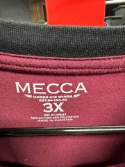 Mecca Under His Wings MSTAR Zip Pocket Burgundy T-Shirt