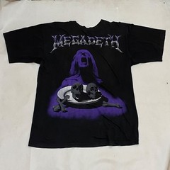 Vintage Megadeth Countdown To Extinction Tshirt band Metallica Slayer Anthrax