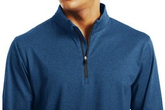 Men’s 1/4 Zip Lightweight Fleece Sweatshirt Gym Workout Sport Long Sleeve Shirts