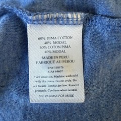 Faherty Henley Shirt Men’s XL Blue Long Sleeve Soft Cloud Pima Cotton Modal