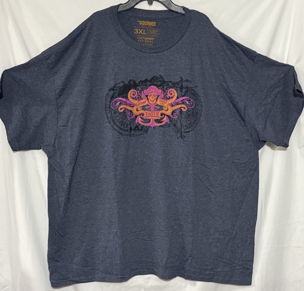 The Goonies Never Say Die T-Shirt Size 3XL Loot Crate Exclusive Shirt
