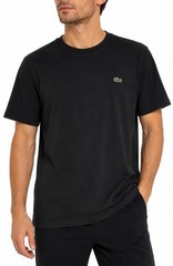 Lacoste Black Pima Cotton T-Shirt Men’s S Crew Neck Short Sleeve Logo Classic