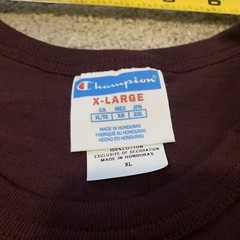 VTG Champion Maroon Plum Heavy Weight Cotton TShirt EXTRA LARGE Unisex Lot Of 12