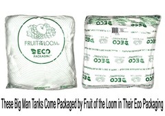 6 White Big Man 4XB 58-60 Inch A-Shirt Tanks Fruit Of The Loom 4EG 147-152 CM