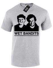 Wet Bandits Classic Home Film Movie Retro Alone Unisex T-Shirt