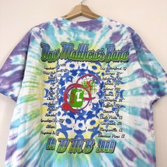 Vintage Dave Matthews Band 2000 Tour Concert Merch Rock Tye Dye Tee Shirt – XL