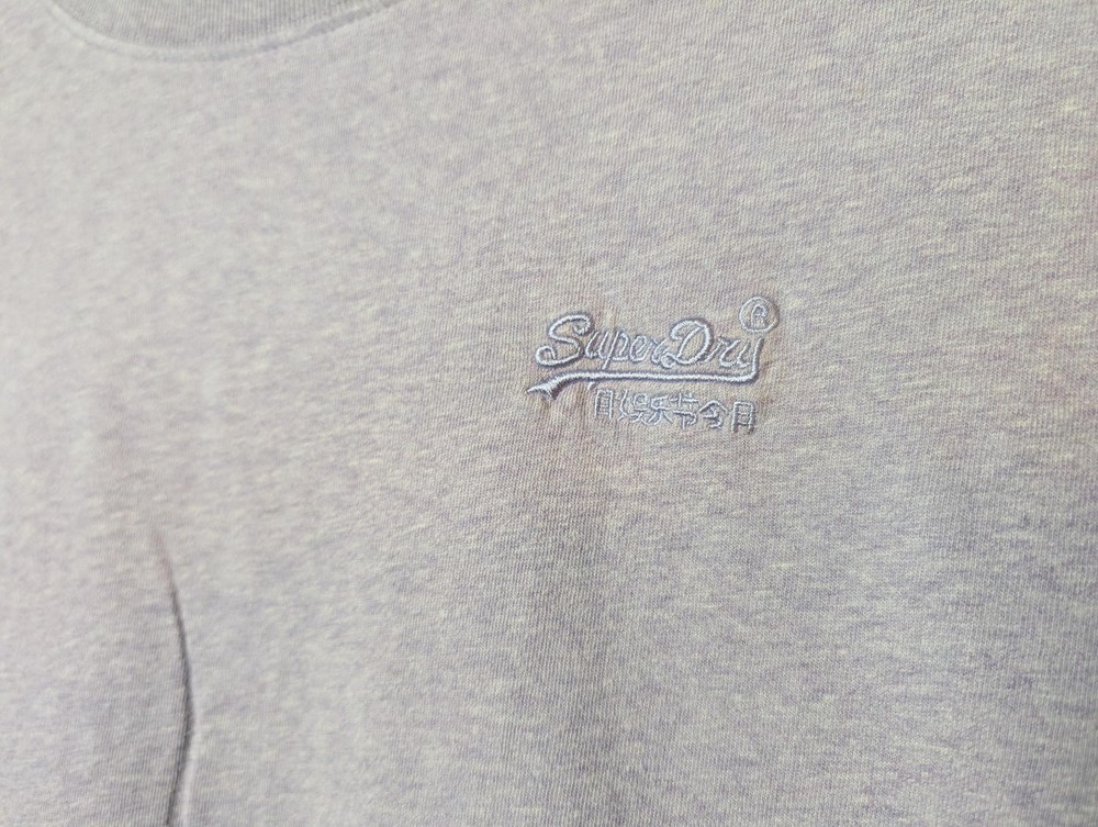 Superdry Lavender Embroidered Logo Tee