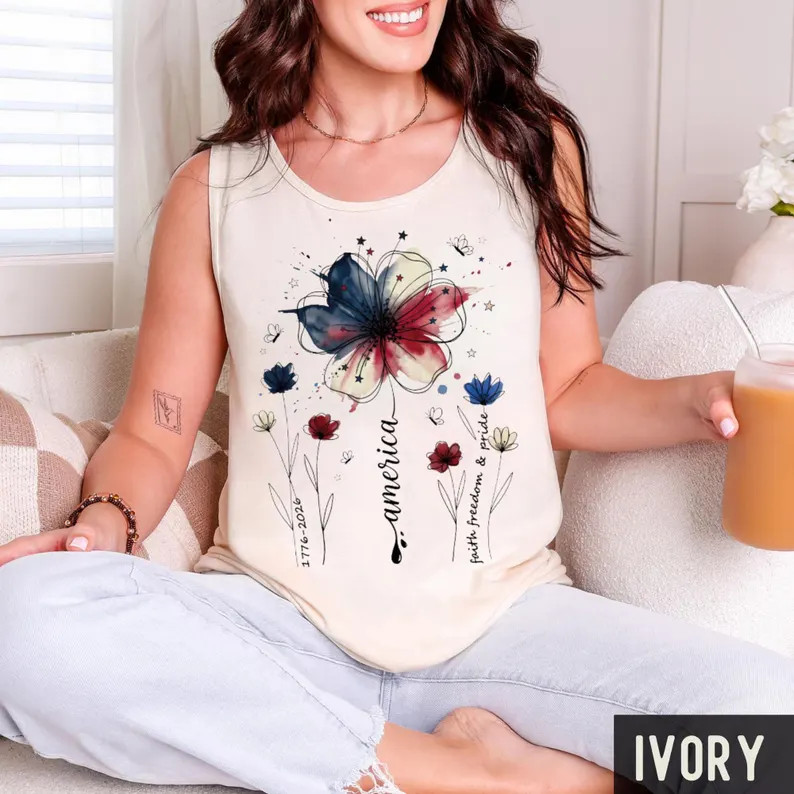 Comfort USA 250th Anniversary Tank Top Patriotic