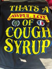 That’s A Awful Lot Of Cough Syrup MCD Michigan T-Shirt Navy/Yellow