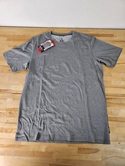 M / MEDIUM – GREY – Gerry Men’s Lightweight Cool Knit Active Gym Tee Shirt