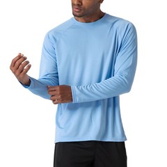 Men’s UV Protection Shirts Golf Tees Sun Block T-Shirts Long Sleeve Fishing Tops