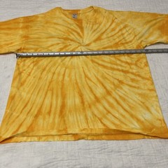 Hand Dyed T-Shirt By Sundog Adult XL Yellow Center Swirl Hand Dyed T-Shirt