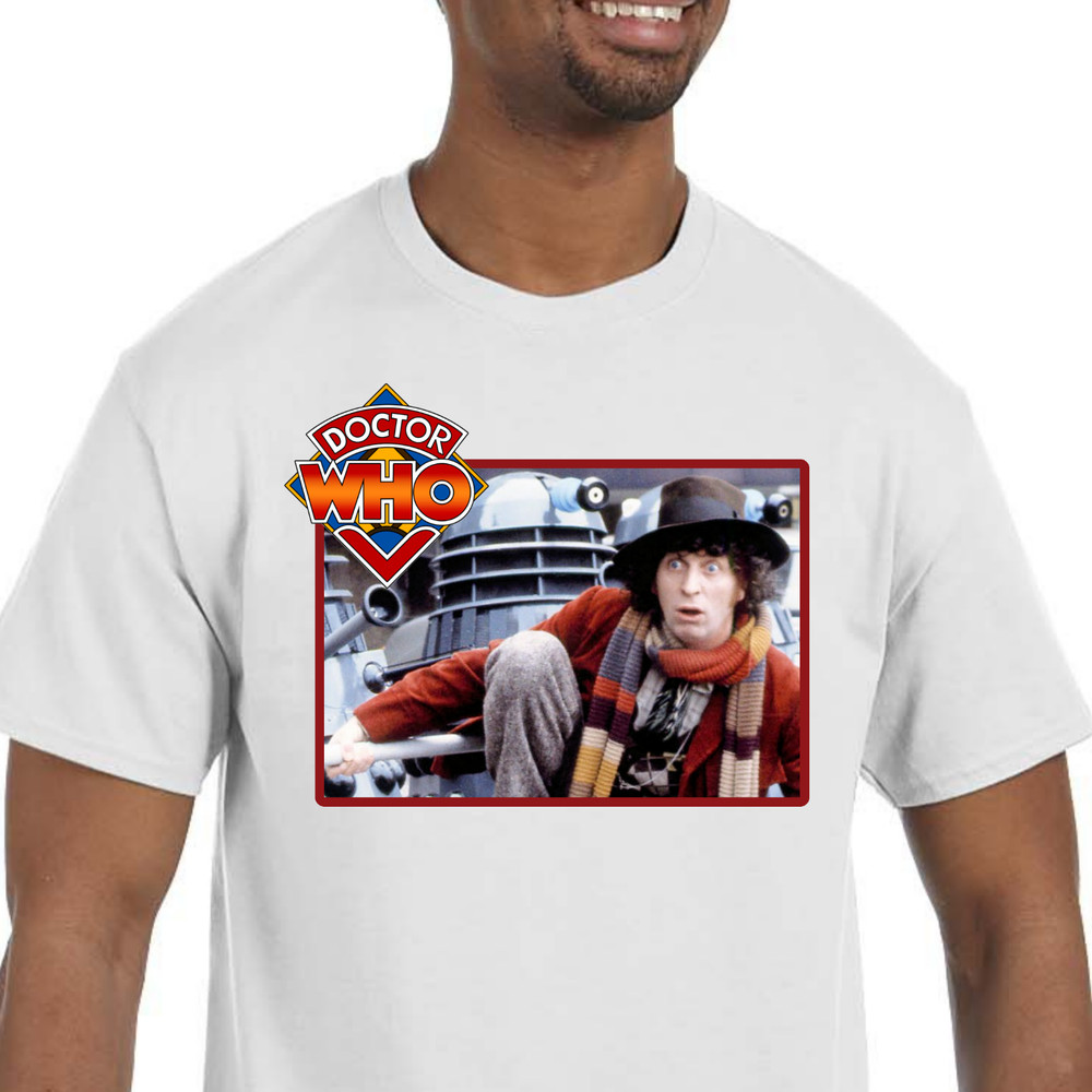 Doctor Who T-Shirt NEW *Pick your color* Tom Baker Dalek classic TARDIS