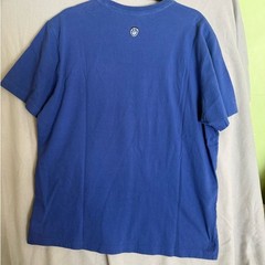 Life Is Good BBQ Graphic T-Shirt “Maitre Du Barbecue” Blue Men’s L Grill Summer