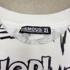 Famous Stars and Straps Killer All-Over Print T-Shirt White Black Size XL
